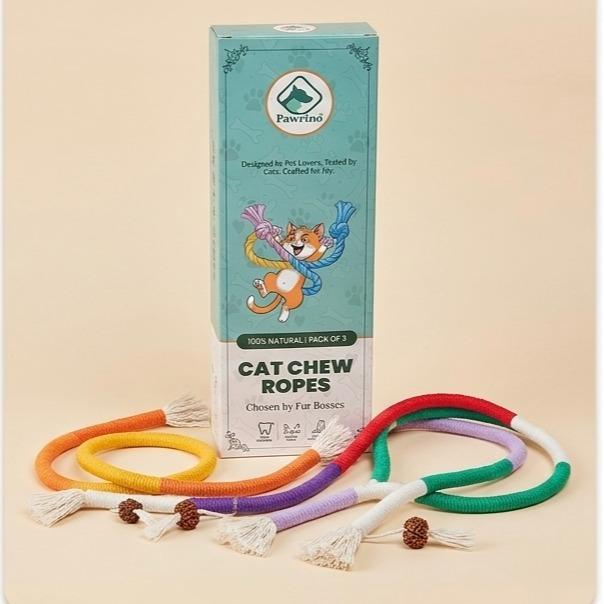 Pawrino Cat Chew Ropes 3-Pack
